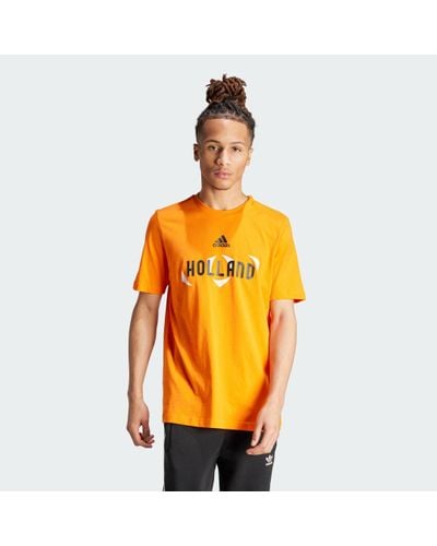 adidas Uefa Euro24 Holland T-Shirt - Orange