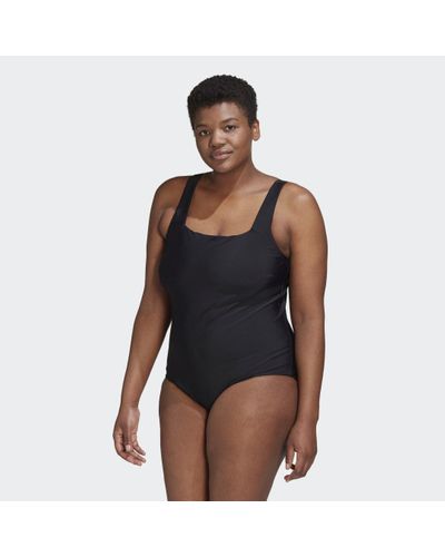adidas Iconisea Swimsuit (plus Size) - Black
