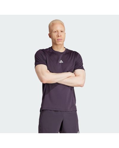 adidas Designed For Training Hiit Workout Heat.rdy T-shirt - Purple