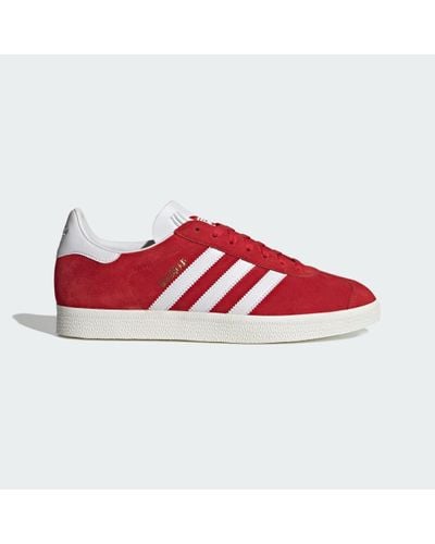 adidas Gazelle Shoes - Red