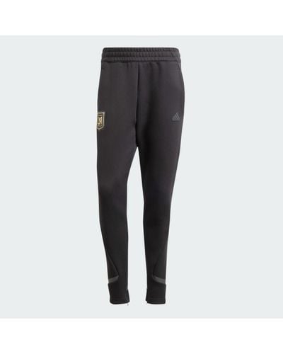 adidas Los Angeles Fc Designed For Gameday Travel Tracksuit Bottoms - Grey