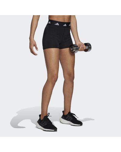adidas Techfit Short Leggings - Black
