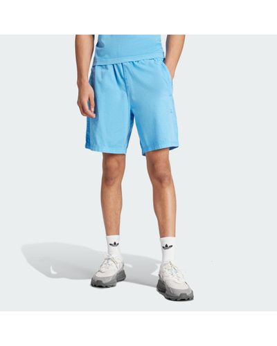 adidas Trefoil Essentials+ Dye Woven Shorts - Blue