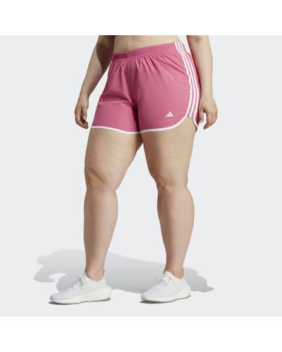 adidas Marathon 20 Hardloopshort (grote Maat) - Roze