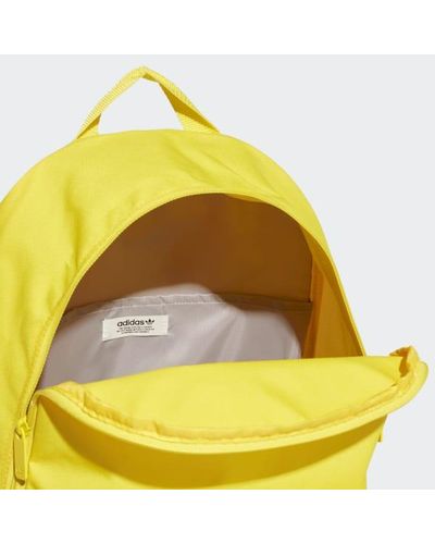 adidas classic backpack yellow