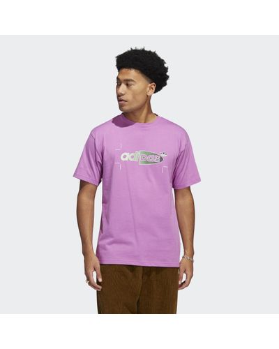 adidas Hypersport Linear T-Shirt - Purple