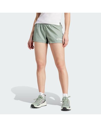 adidas Originals Terrex Multi Trail Running Shorts - Green