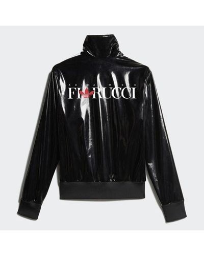 adidas Synthetic Fiorucci Vinyl Track Jacket in Black - Lyst