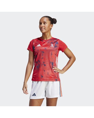 adidas Frankrijk Handbal T-shirt - Rood