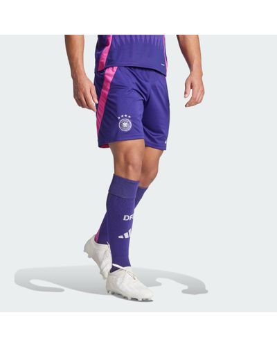adidas Germany 24 Away Shorts - Purple