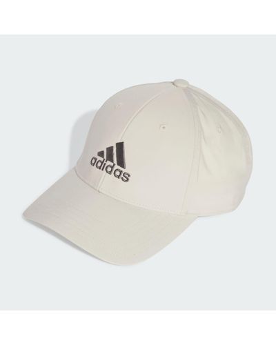 adidas Embroidered Logo Lightweight Baseball Cap - White