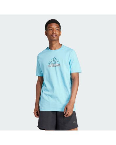 adidas Sportswear Dream Doodle Two-Tone T-Shirt - Blue