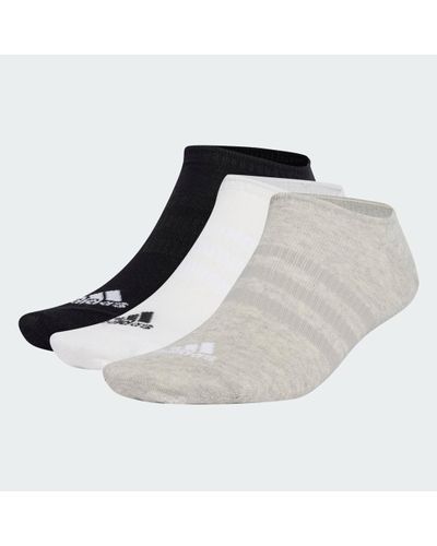 adidas 3-Stripes Cushioned Crew Socks 3 Pairs - Black