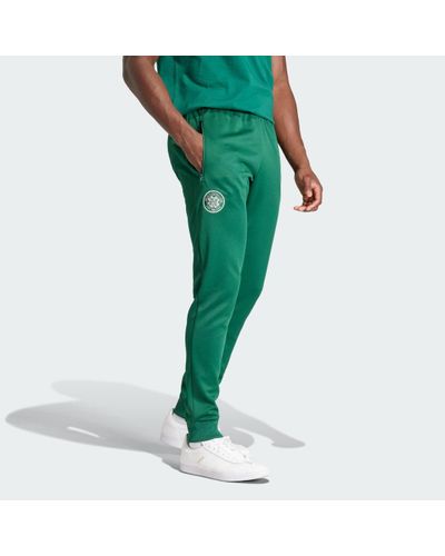 adidas Celtic Fc Essentials Trefoil Track Trousers - Green