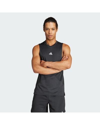 adidas Originals Designed For Training Workout Heat.rdy Tank Top - Black