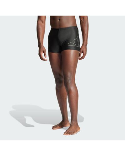 adidas Big Bars Swim Boxers - Black