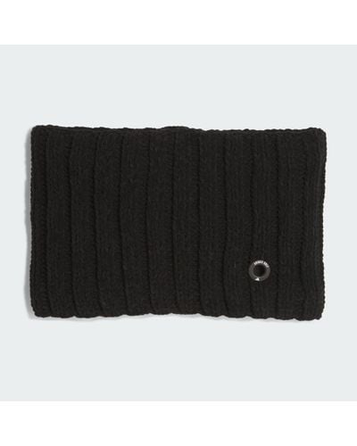 adidas Chenille Cable-knit Neck Snood - Black