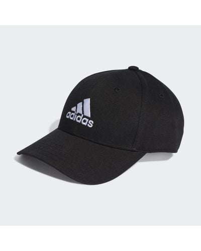 adidas Cotton Twill Baseball Cap - Black