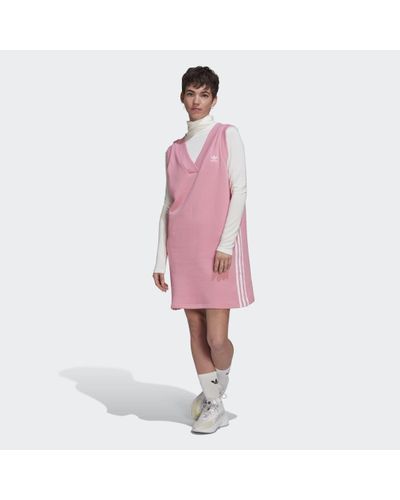 adidas Adicolor Classics Vest Dress - Pink