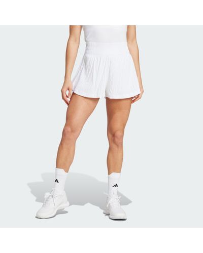 adidas Tennis Pro Aeroready Seersucker Shorts - White