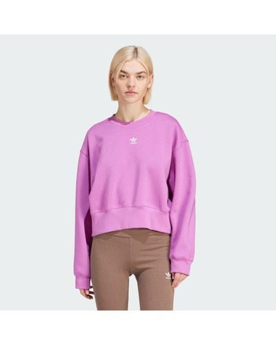 adidas Adicolor Essentials Crew Sweatshirt - Purple