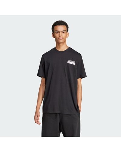 adidas #39;80S Premium Graphic T-Shirt - Black