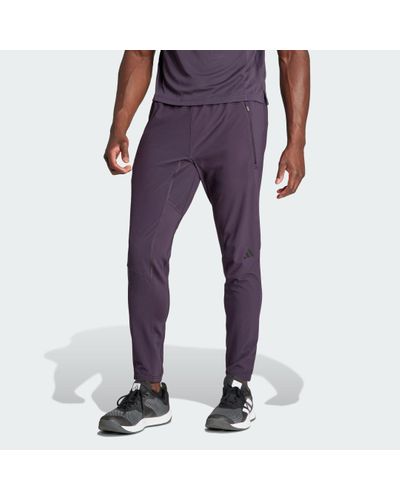 adidas Designed For Training Workout Broek - Paars
