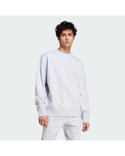 adidas Premium Essentials Crew Sweatshirt - White