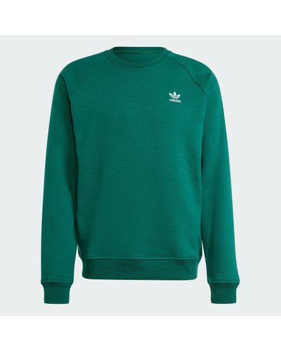 adidas Trefoil Essentials Crew Sweatshirt - Green