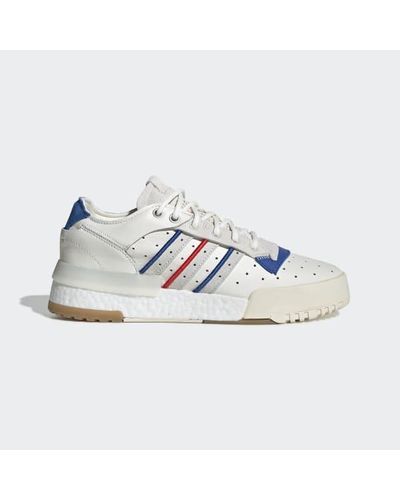 adidas Leather Rivalry Rm Low Sneakers in White for Men | Lyst