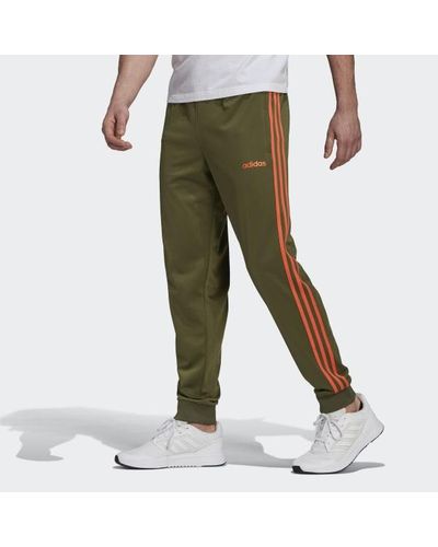 essentials 3 stripes tapered tricot pants