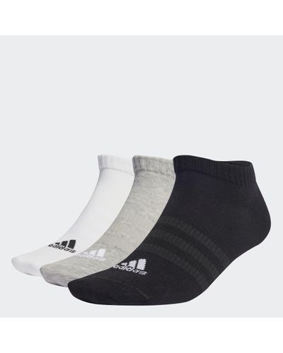 adidas Thin And Light Sportswear Low-cut Socks 3 Pairs - Blue