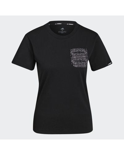 adidas Terrex Pocket Graphic T-shirt - Zwart