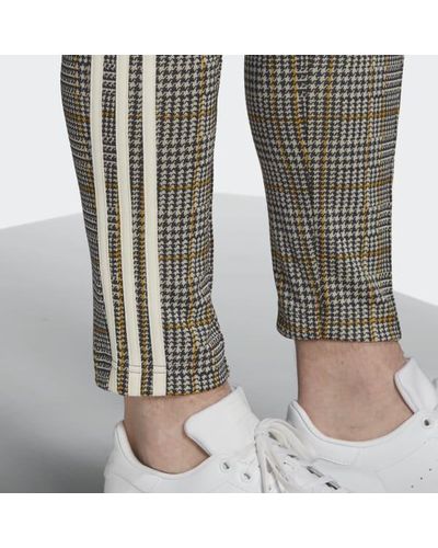 tartan adidas pants