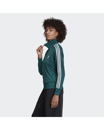 adidas originals firebird track top  noble green