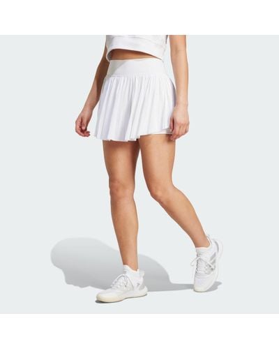 adidas Tennis Pro Pleated Aeroready Skirt - White
