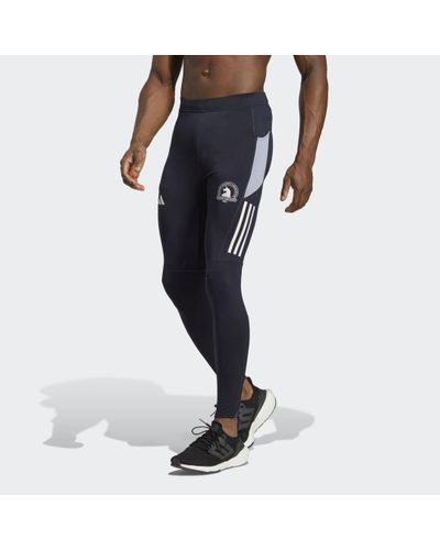 adidas Boston Marathon 2023 Warm Leggings - Black