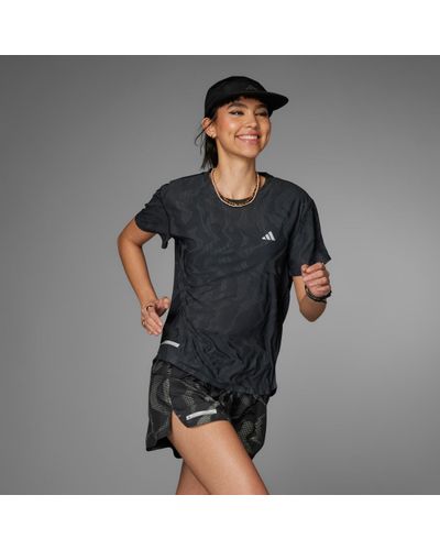 adidas Ultimate Heat.Rdy Engineered Running T-Shirt - Black