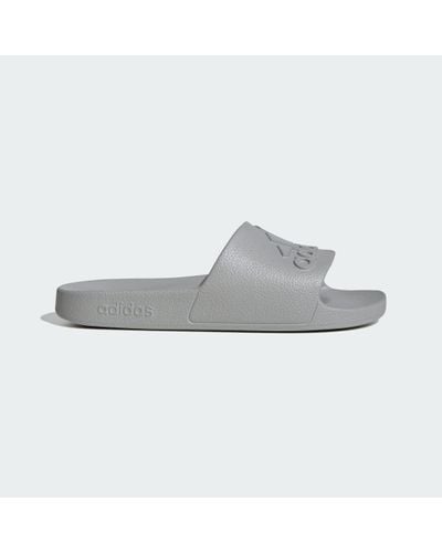 adidas Adilette Aqua Slides - Grey