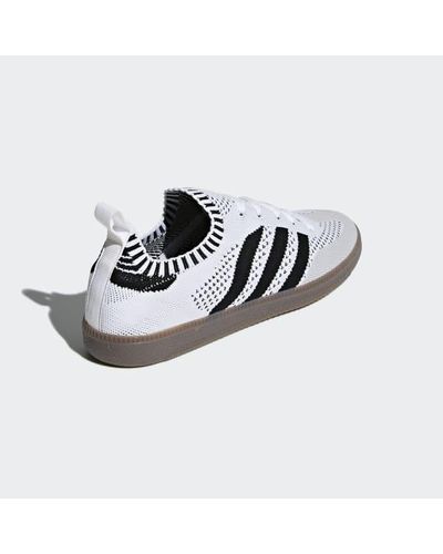 samba sock primeknit shoes white