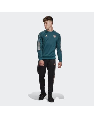 arsenal adidas green sweatshirt