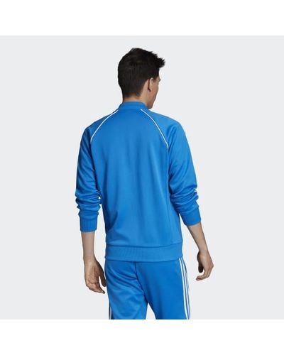 adidas light blue track jacket