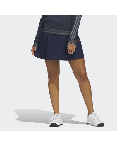 adidas Made To Be Remade Flare Rok - Blauw