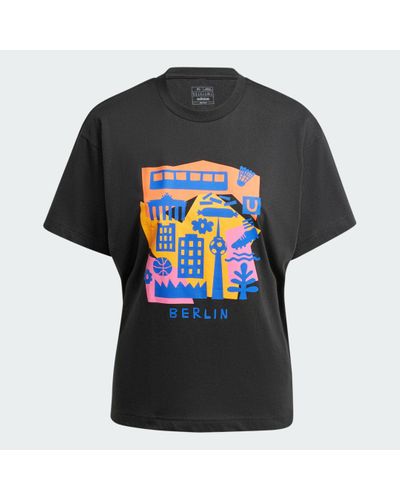 adidas Berlin Papercut T-Shirt (Gender Neutral) - Black