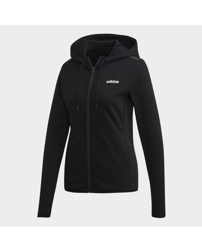 adidas W Em Fz Hd in het Zwart - Lyst