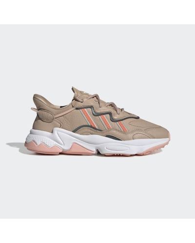 adidas Suede Ozweego Shoes in Beige (Natural) - Lyst adidas Suede Ozweego Shoes in Beige (Natural) - Lyst