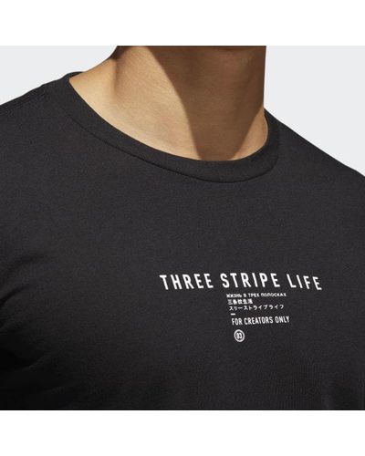 adidas three stripes life