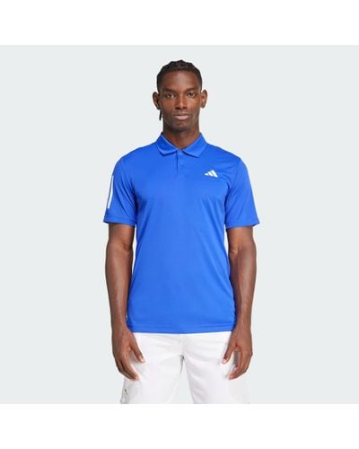 adidas Club 3-Stripes Tennis Polo Shirt - Blue