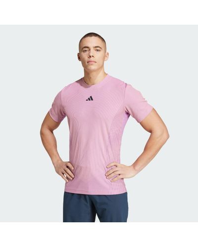 adidas Tennis Pro Airchill Freelift T-Shirt - Pink