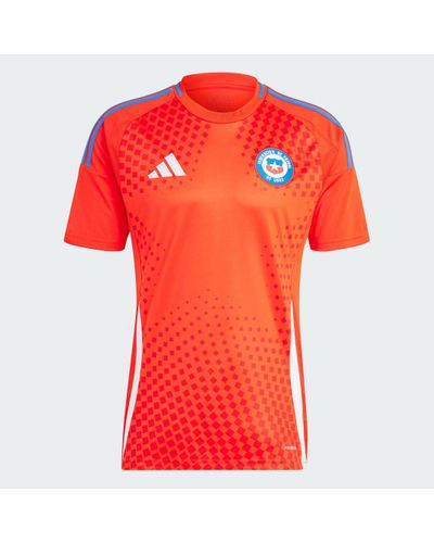 adidas Chile Home Shirt 2024 Adults - Red